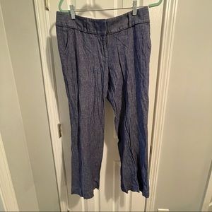 *DONATED* LOFT | Women’s Pants | Chambray | Wide Leg Trousers | Marisa